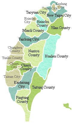 Taiwan Map